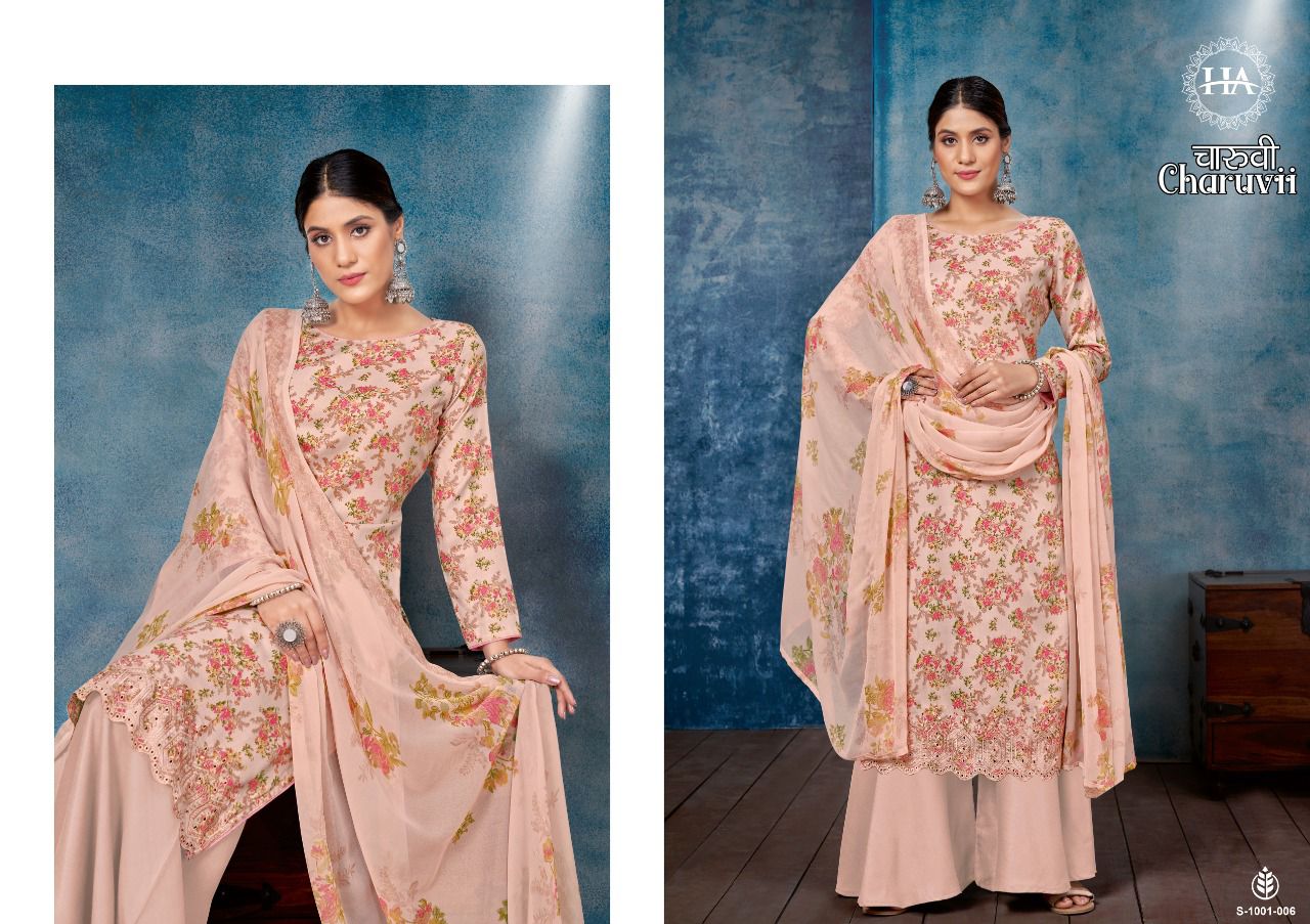 Charuvii Harshit Fashion Karachi Salwar Suits Manufacturer Wholesaler
